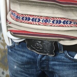 Polo Ralph Lauren Multicolored Southwestern Knit Henley Shirt